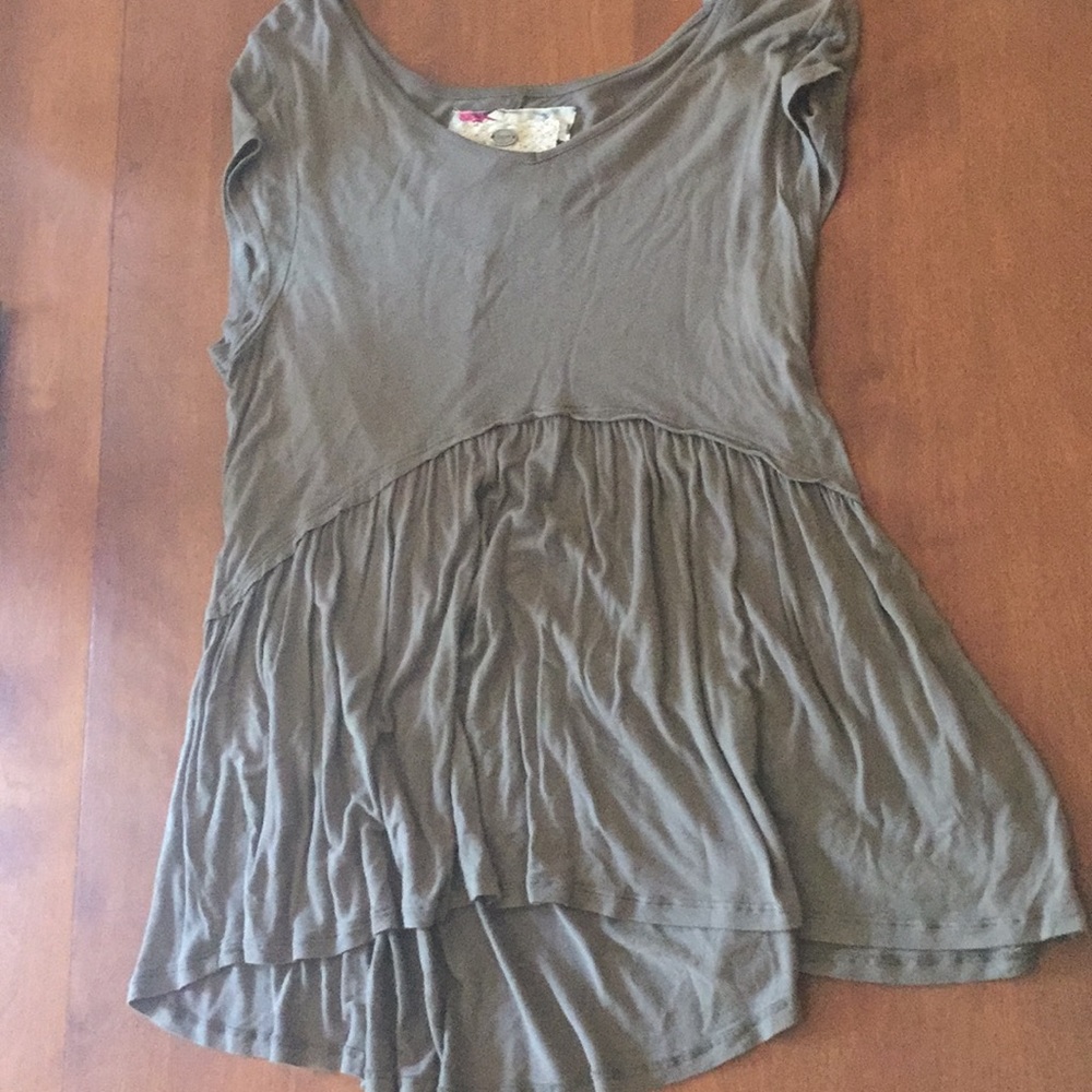 Green soft shirt